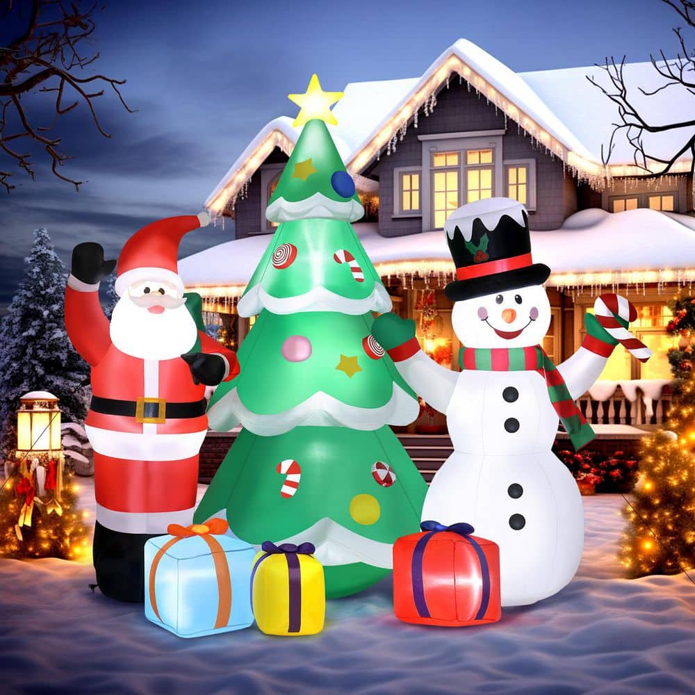 6.2 ft Snowman, Santa & Tree Combo Inflatable price history on PriceWatchPro