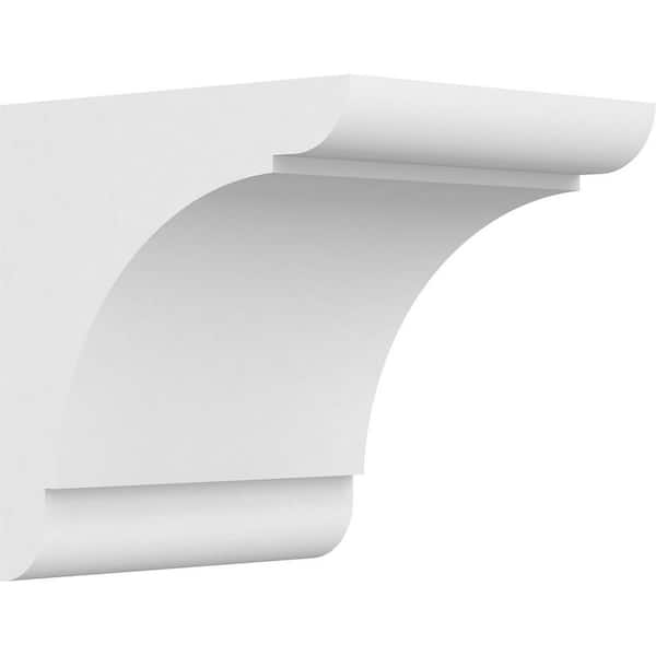 Ekena Millwork 7 in. x 8 in. x 8 in. Standard Olympic Architectural Grade PVC Corbel