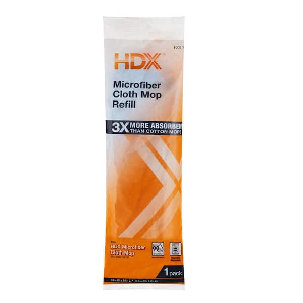 HDX Microfiber Cloth Mop Refill