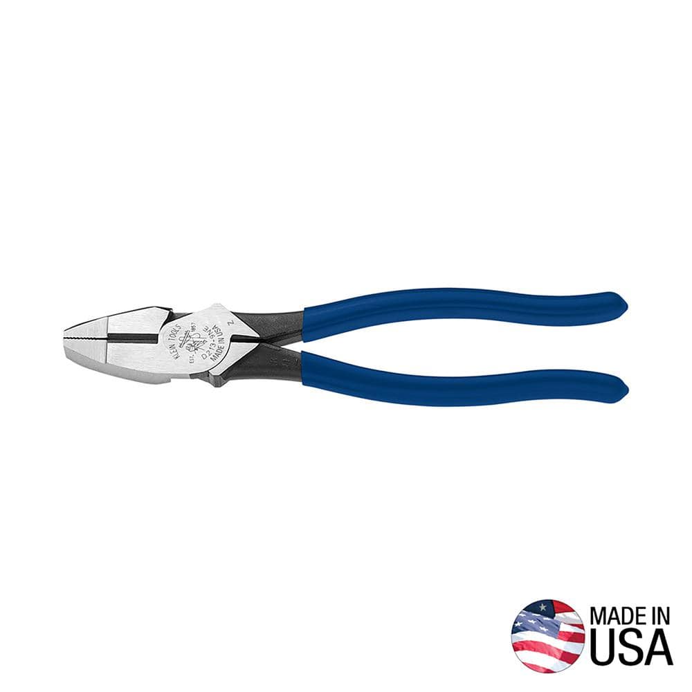 9 in. High Leverage Side Cutting Pliers -  Klein Tools, D213-9NESEN