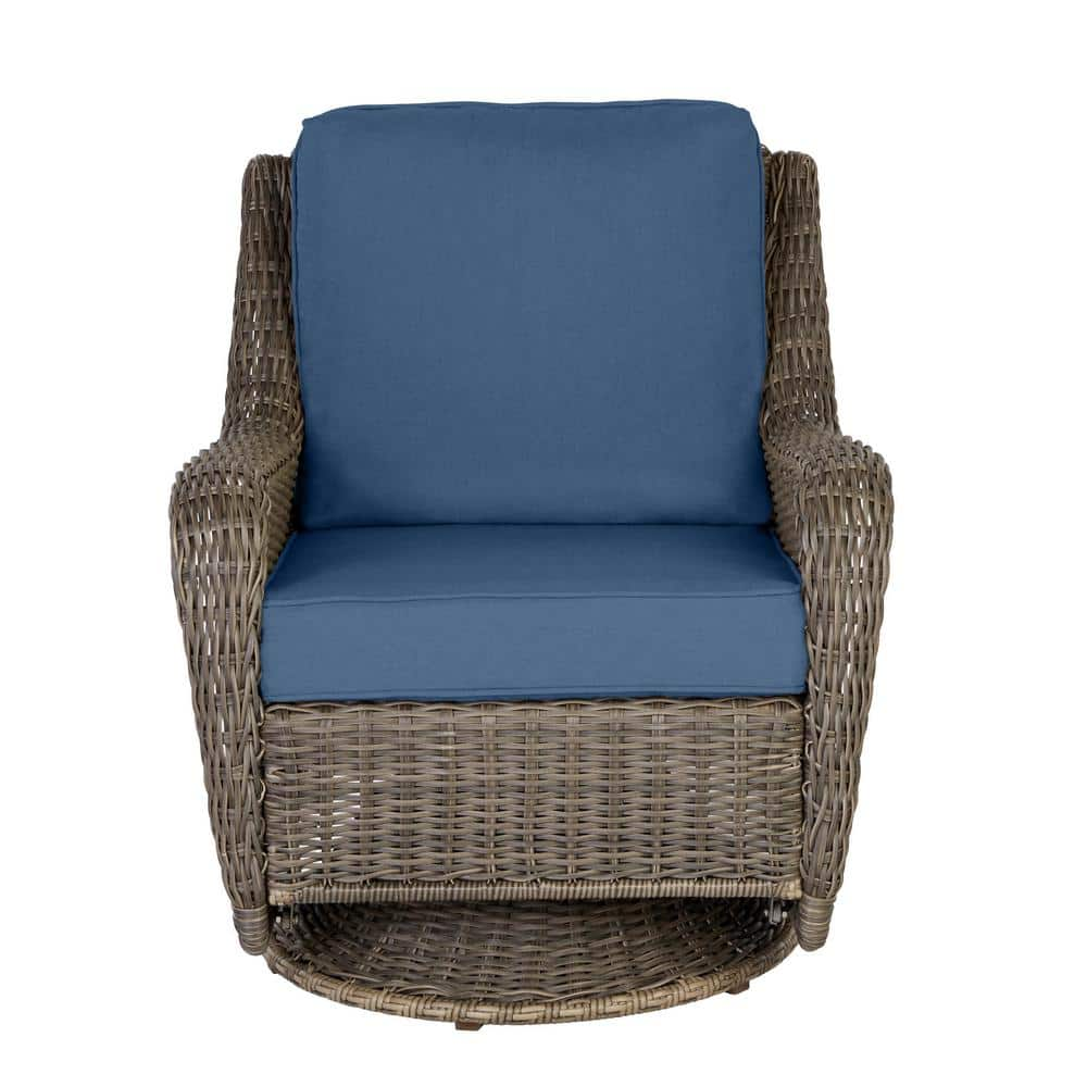 Hampton bay 23.25 x 27 discount outdoor lounge chair cushion in standard