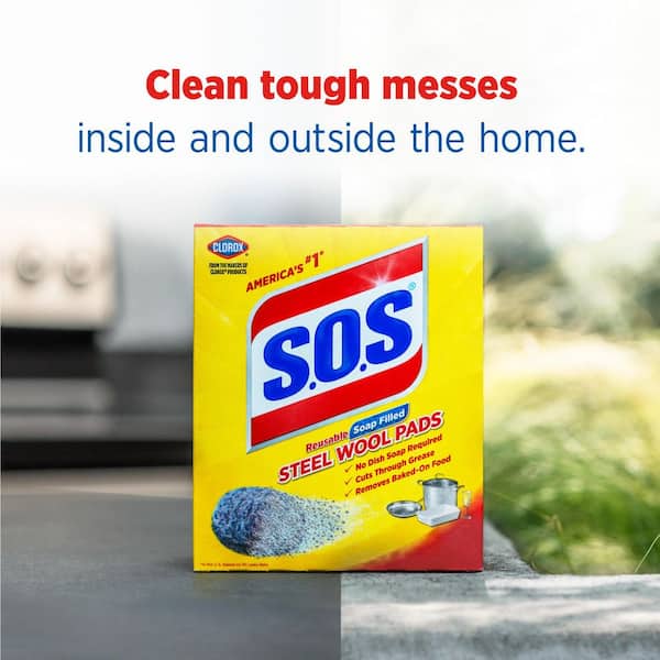 Steel Wool Soap Scouring Pads (18-Pack) (2-Boxes)