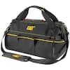 CAT 16 in. 14-Pocket Tech Wide Mouth Tool Bag in Black 980206N - The ...