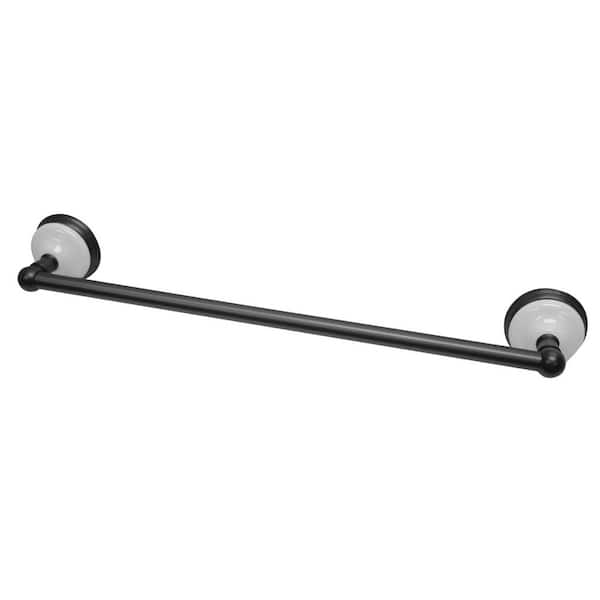 Kingston Brass Victorian 18 in. Wall Mount Towel Bar in Matte Black