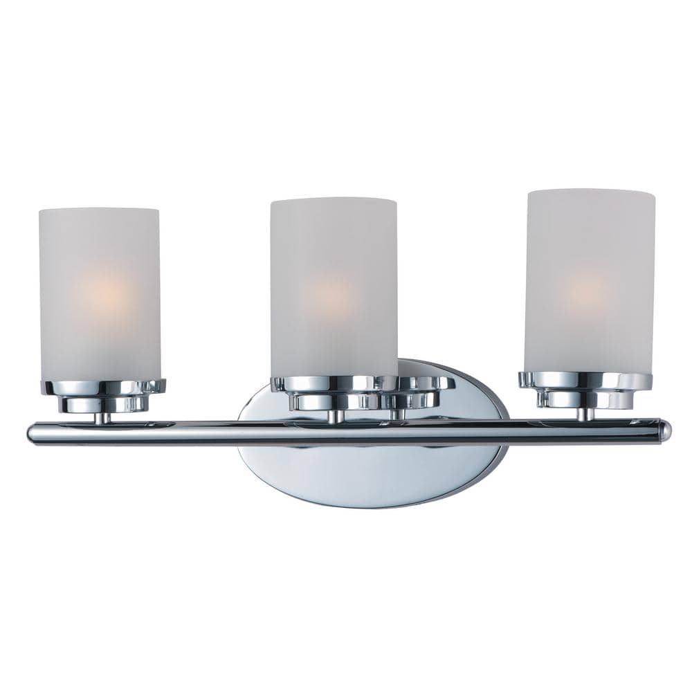 Corona 3-Light Polished Chrome Bath Light Vanity price history on PriceWatchPro