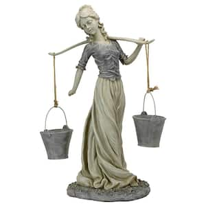 29.5 in. H Magdalene the Danish Milkmaid Garden Woman Statue