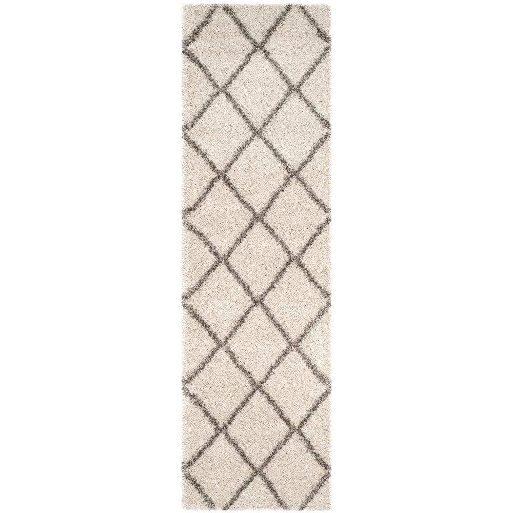 Hudson 2 ft. x 22 ft. Ivory/Gray Geometric Runner Rug price history on PriceWatchPro