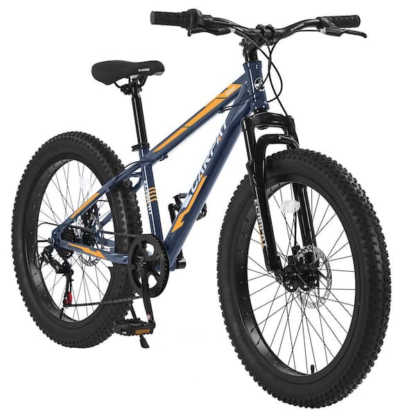 Cesicia 26 in. Orange Aluminium Mountain Bike with 21 Speed and