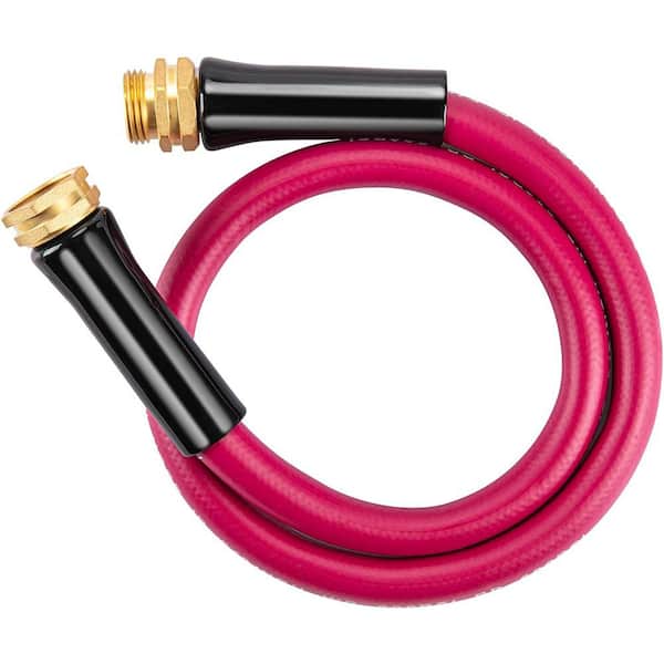 5/8 in. x 3 ft. Garden Hose, Heavy-Duty Durable Anti Kink Flexible Garden Water Hose