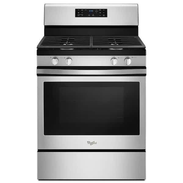 Whirlpool 5.0 cu. ft. Gas Range Convection in Stainless Steel