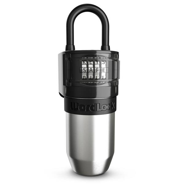 Wordlock 4 Dial Word Indoor Outdoor Realtor And Recreation Storage Combination Lockbox Black Ks 052 Bx The Home Depot
