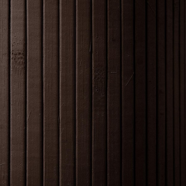 RED LANTERN 6 ft. Dark Mocha Bamboo Wave 1-Panel Room Divider BF