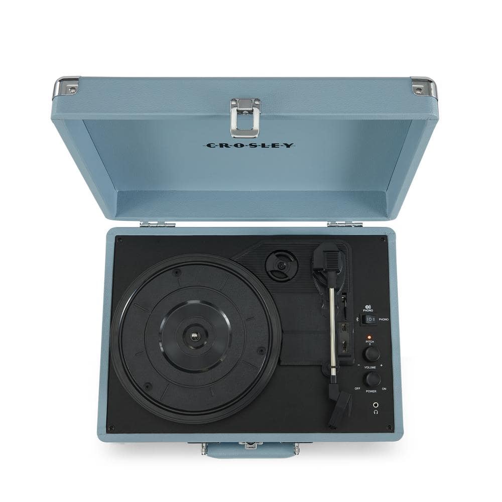 Tourmaline Portable Vintage Bluetooth Suitcase Record Player