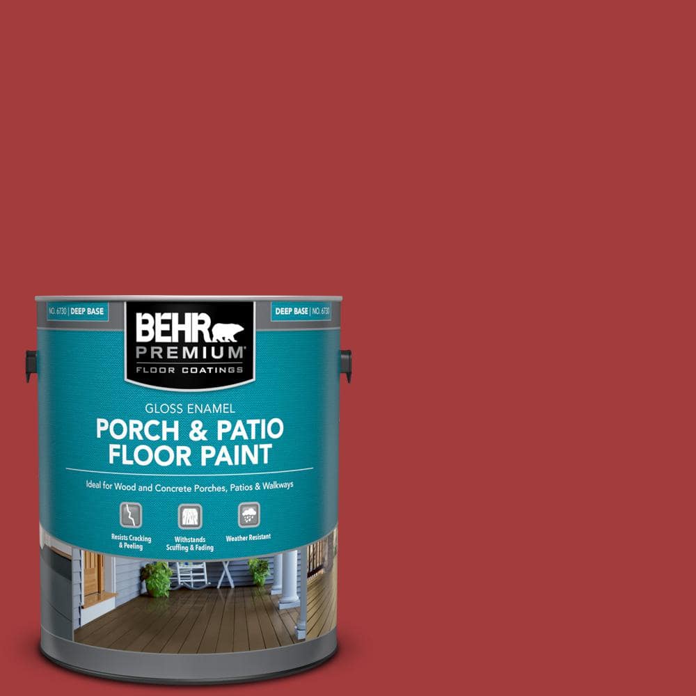 1 gal. #PFC-03 Red Baron Gloss Enamel Interior/Exterior Porch and Patio Flo