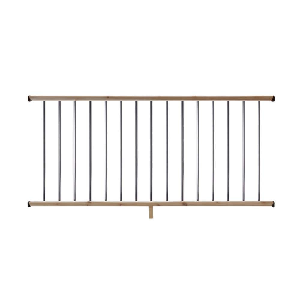 Reviews For ProWood 6 Ft Cedar Moulded Rail Kit With Aluminum Round reviews-for-prowood-6-ft-cedar-moulded-rail-kit-with-aluminum-round