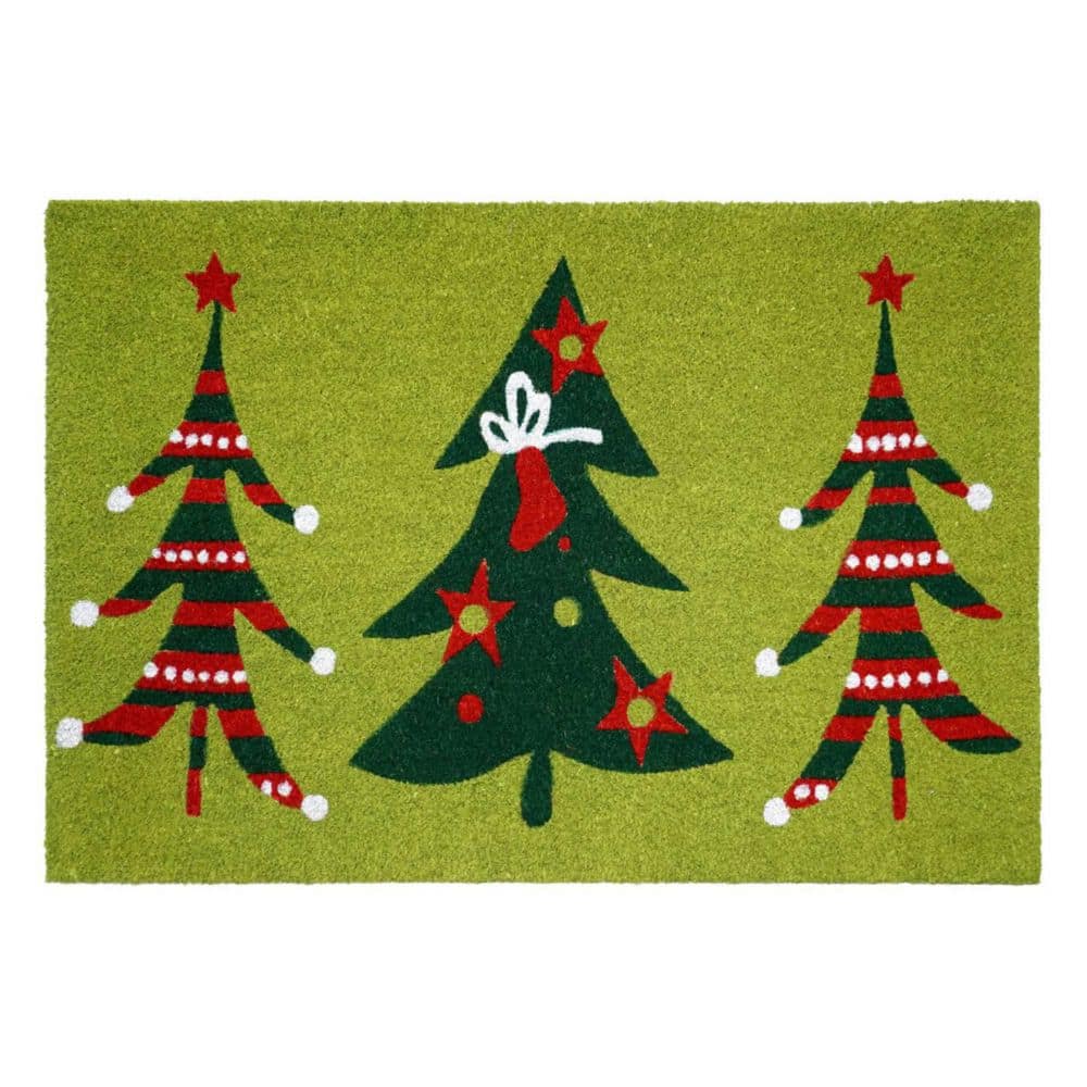 Multi-Colored 29 in. x 17 in. Coir Outdoor Door Mat price history on PriceWatchPro