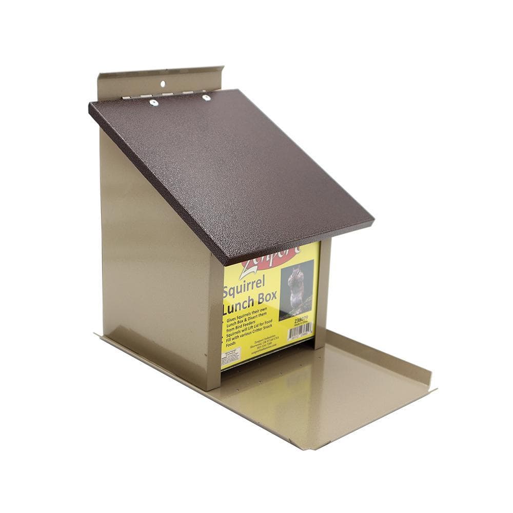 ZENPORT Squirrel Lunch Box Hopper Bird Feeder Z38079 - The Home Depot