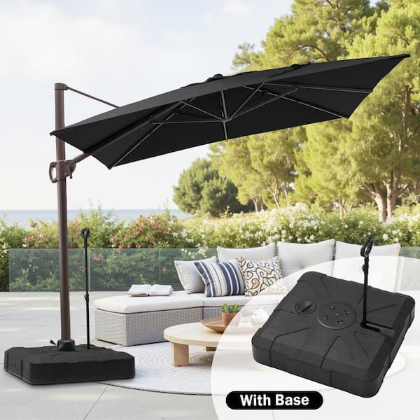 costco outdoor patio square umbrella 9 Replacement Canopy for Cantilever barbecue bar Crestlive Products 11 ft. x