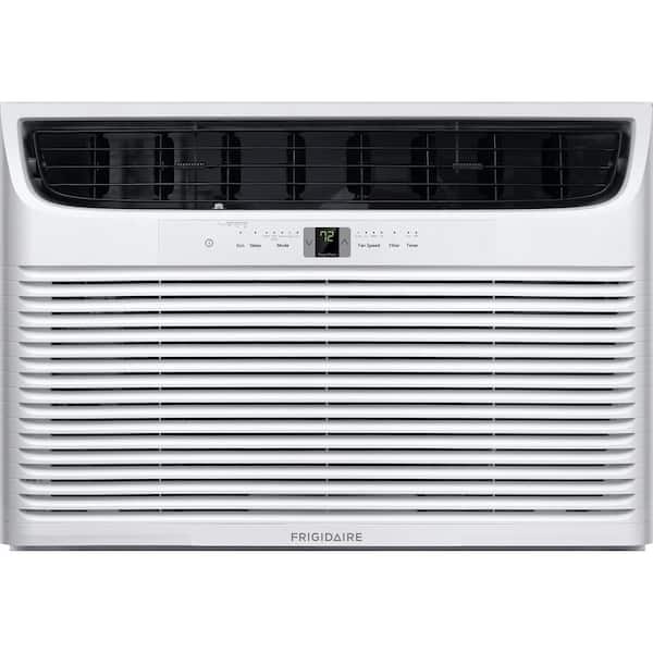 Frigidaire 5,100 BTU 230V Window Air Conditioner Cools 1600 Sq. Ft. with Heater and Slide Out Chassis in White