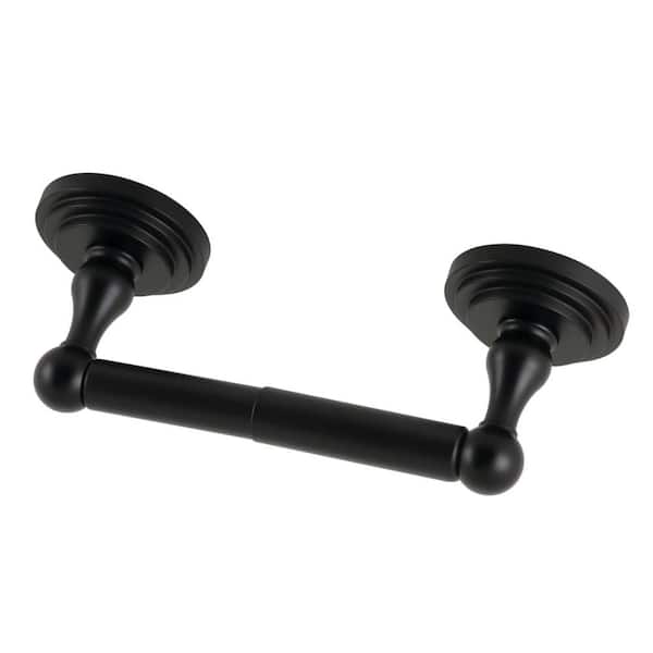 Kingston Brass Milano Wall Mount Toilet Paper Holder in Matte Black