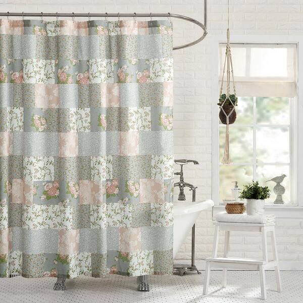 ✩attaincurtain✩ Seersucker 72 in. W x 72 in. L Polyester Shower Curtain in