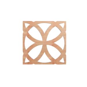 15-3/8 in. x 15-3/8 in. x 1/4 in. Cherry Medium Daventry Decorative Fretwork Wood Wall Panels (20-Pack)