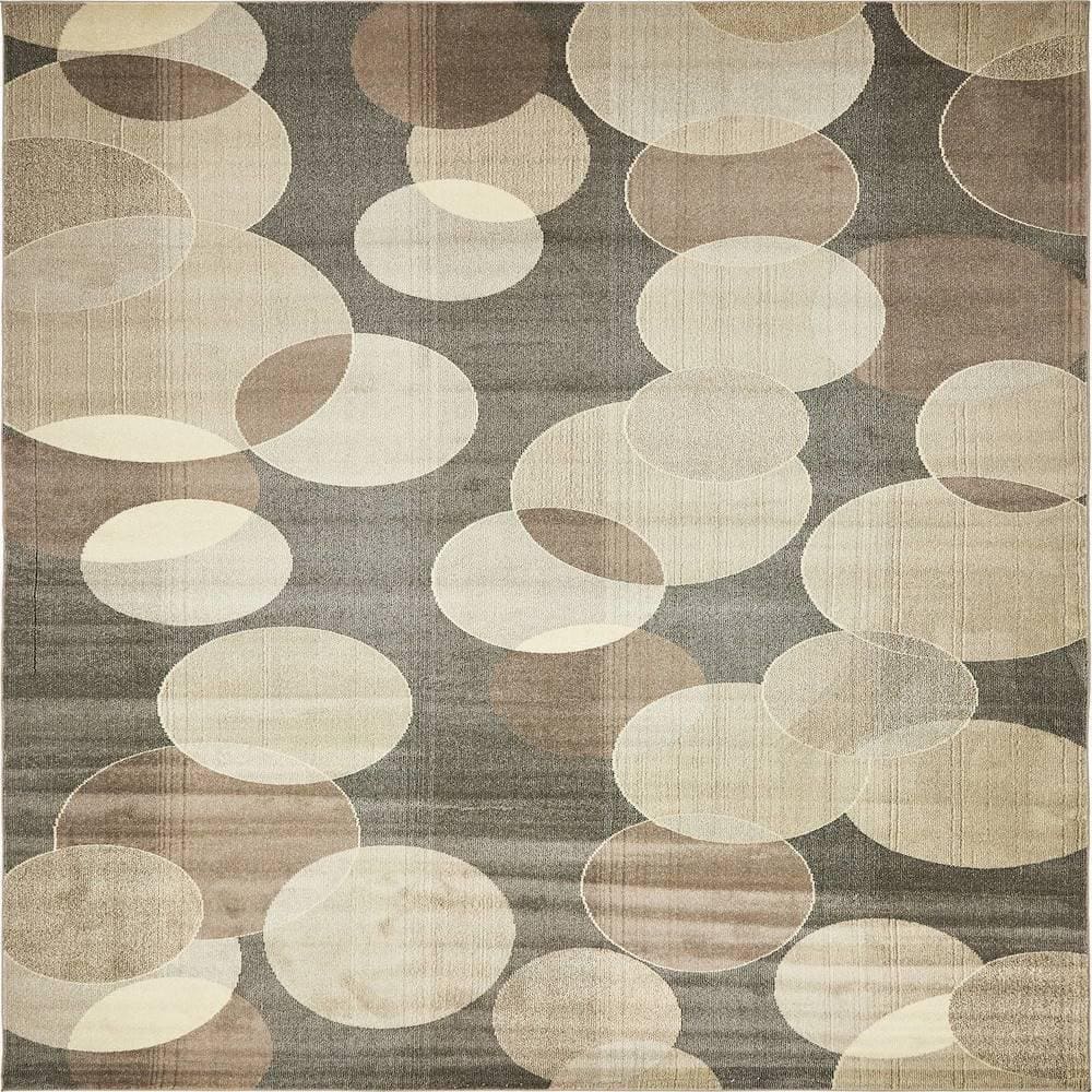 Unique Loom Chromatic Seaside Gray 10' 6 x 16' 5 Area Rug 3139822 - The ...