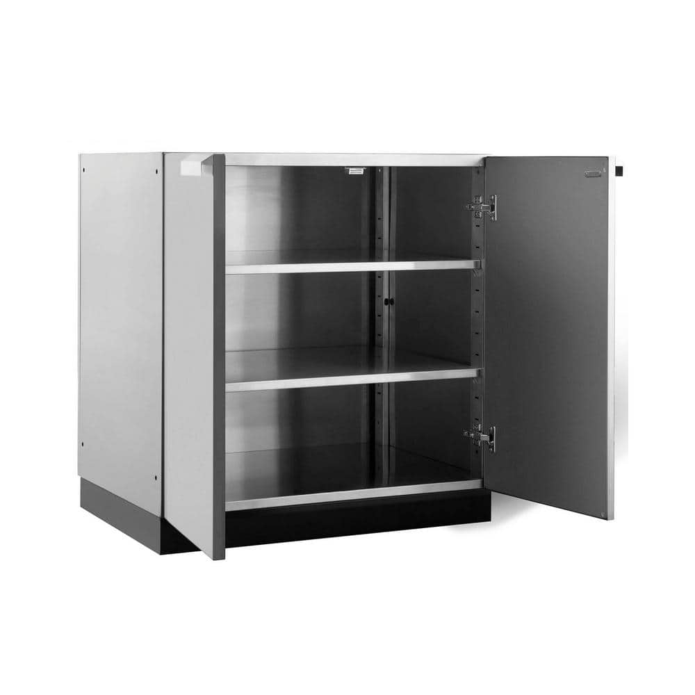 Stainless Steel Shaker Style Outdoor Kitchen Base Cabinet