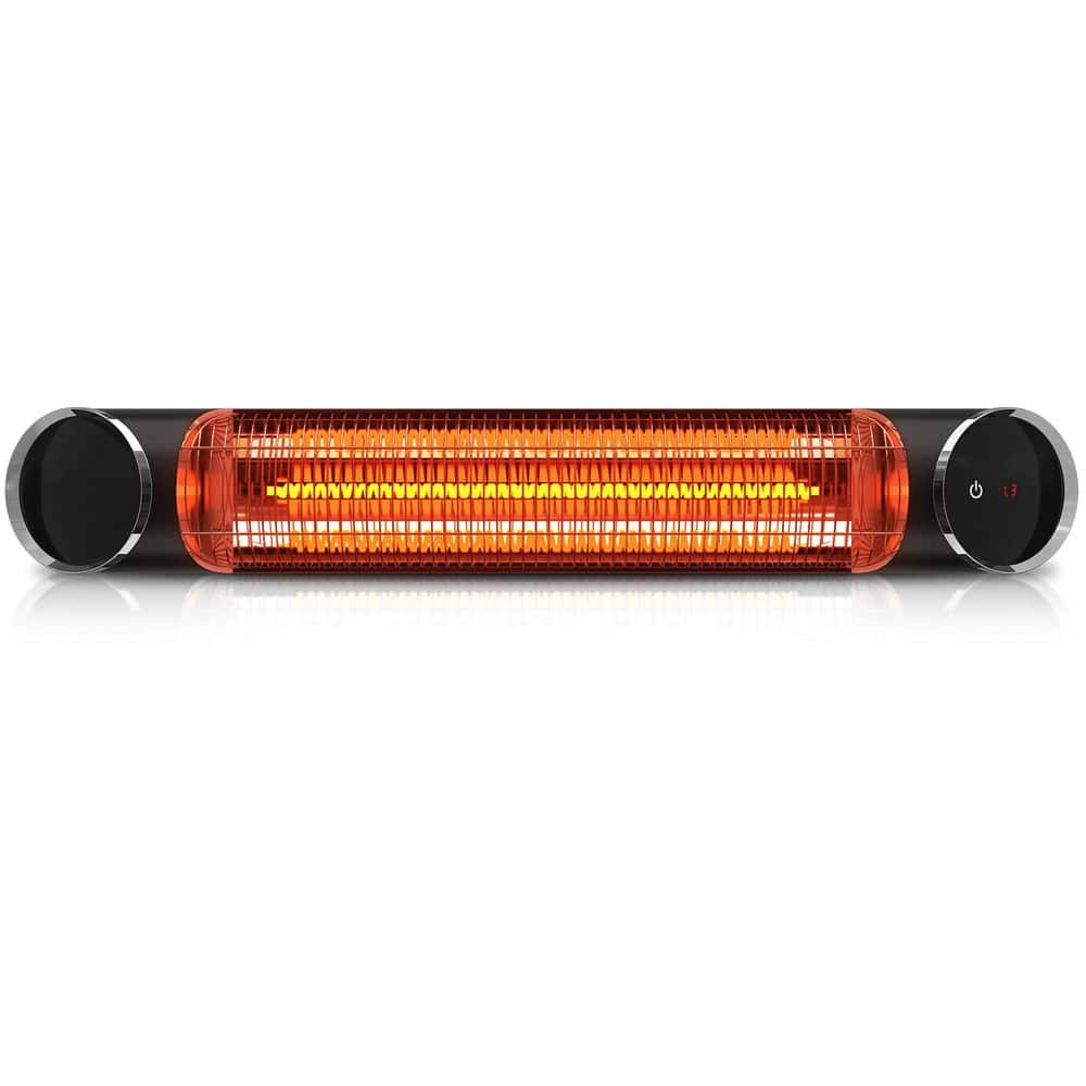 Electric Outdoor Heater, Wall/Ceiling Mounted Infrared Patio Heater for Outdoor Indoor Use, 1500W, Touch/Remote Control price history on PriceWatchPro