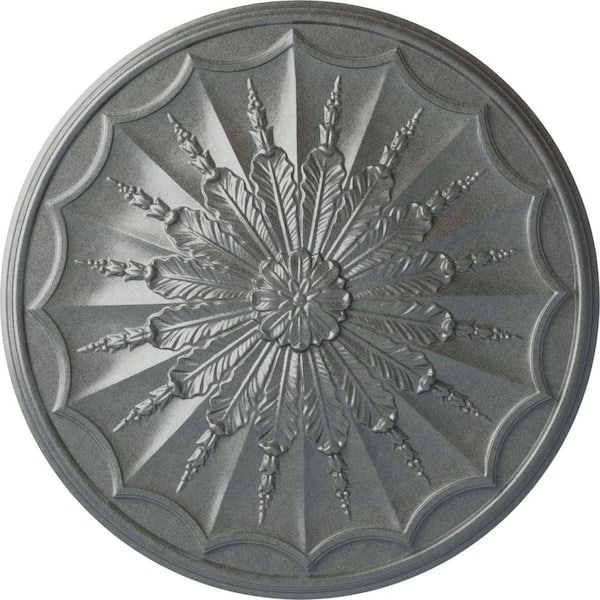 Ekena Millwork 27-1/8 in. x 2-5/8 in. Artis Urethane Ceiling Medallion, Platinum