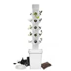 Vertical Hydroponic Garden Tower System Indoors and Out