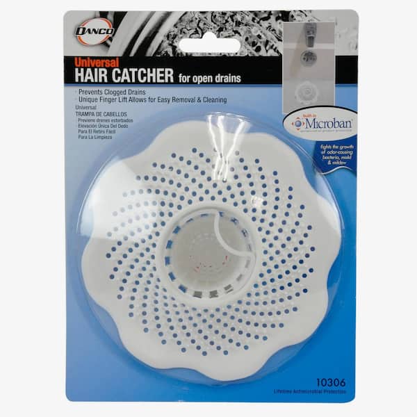 DANCO 2-in-1 Bathtub Hair Catcher and Stopper 10772 - The Home Depot