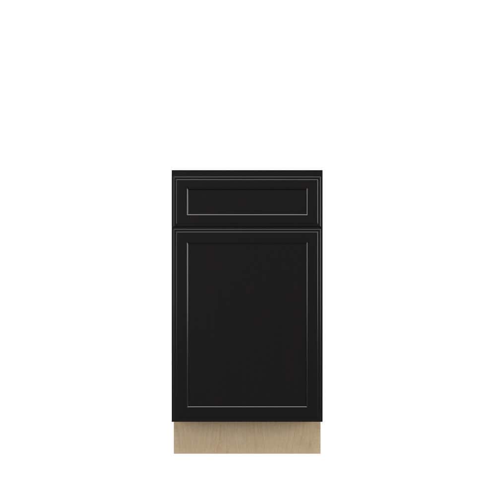 Belle Haven Recessed 18 in. W x 34.5 in. H x 24 in. D in Driftwood Plywood Assembled Base Cabinet price history on PriceWatchPro