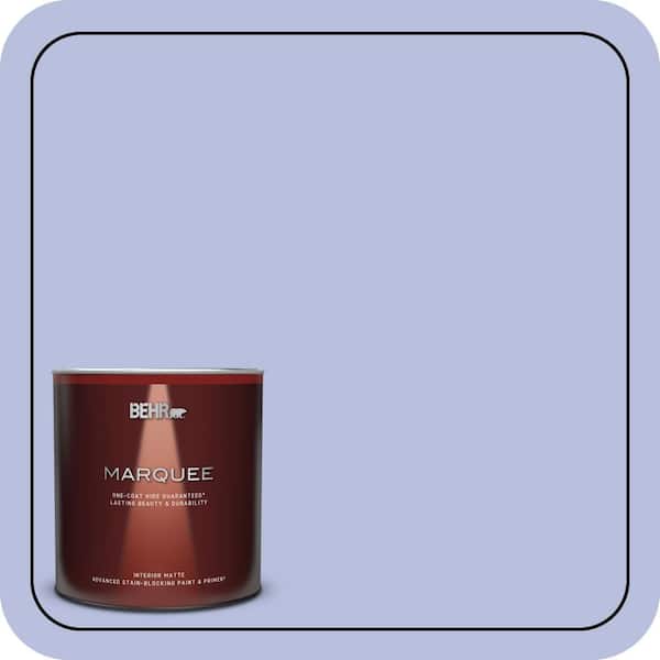 BEHR MARQUEE 1 Qt. #MQ4-31 Stardust Evening One-Coat Hide Matte Interior Paint & Primer