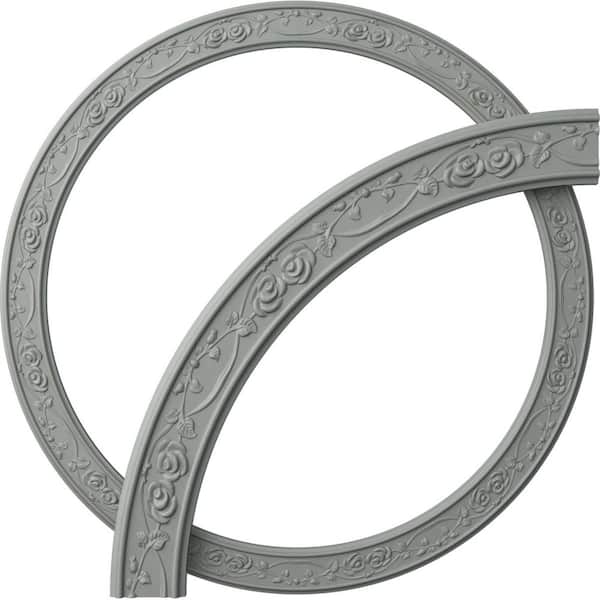 Ekena Millwork 3 .42 ft. Flower Ceiling Ring Kit