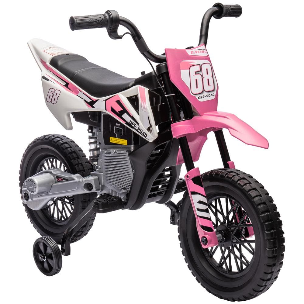 Tatayosi Kids Dirt Bike with Twist Grip Throttle, 12V Electric