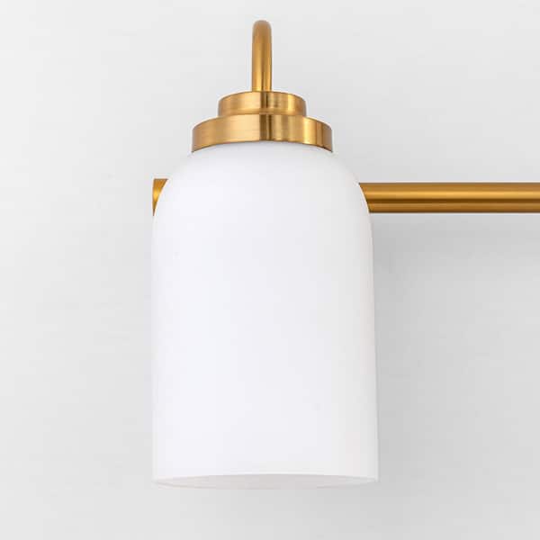 EDISLIVE Lueck 20 in. 3-Light Brushed Gold Bathroom Vanity Light