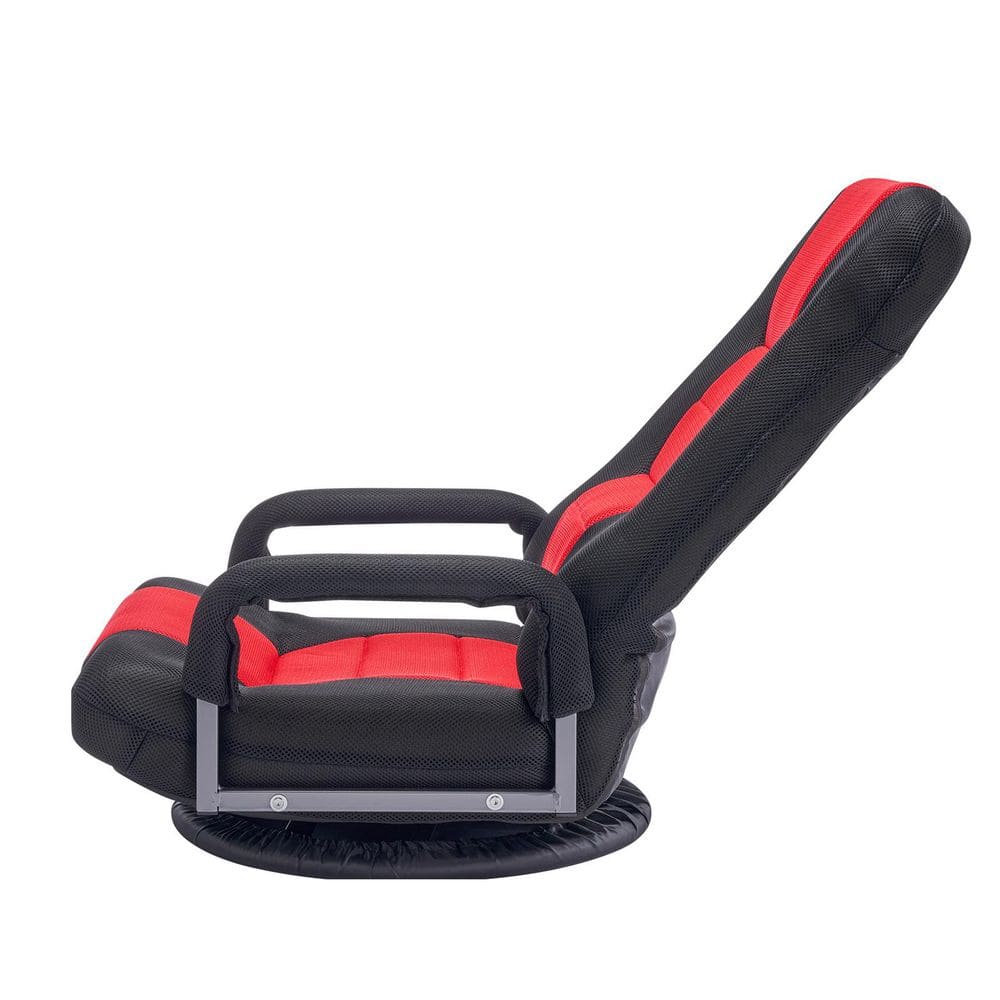SVOPES Swivel Floor Gaming Chair with Armrests, 360° Rotating