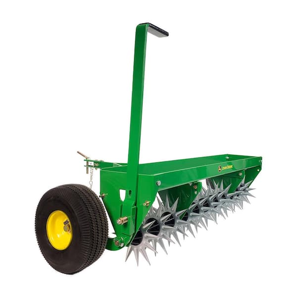 John Deere SAT-400JD 40 in. Tow-Behind Spike Aerator with Transport Wheels and Weight Tray - 3