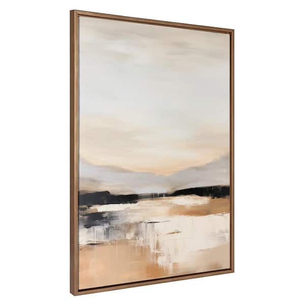 Kate and Laurel Sylvie Peaceful Landscape III Framed Canvas by Amy Lighthall Set of 1 Nature Art Print 31.49 in. x 42.00 in.