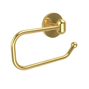 Tango Collection European Style Single Post Toilet Paper Holder in Unlacquered Brass