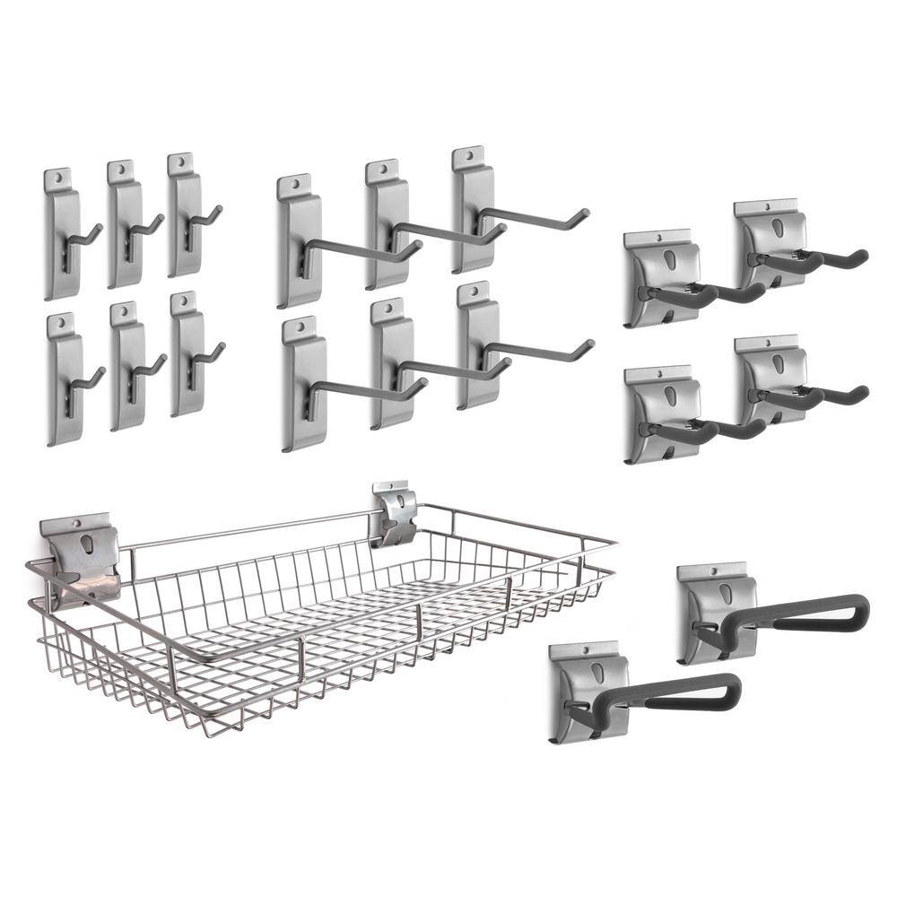 NewAge Products Starter Slatwall Hook Kit 51723 The Home Depot