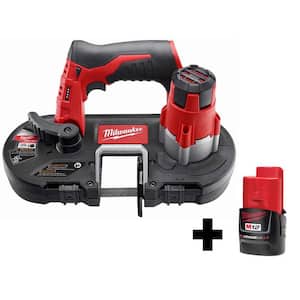 M12 12-Volt Lithium-Ion Cordless Sub-Compact Band Saw W/  M12 2.0Ah Battery