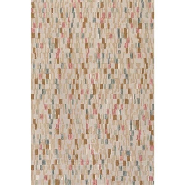 Ashmore Hand Micro Hooked Wool Multi 8 ft. x 10 ft. Indoor Area Rug