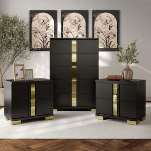 Furniture of America Burkhart Cherry 2 Drawer 21.63 in. W Set of 2