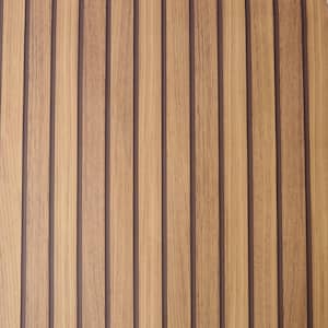 Wooden Slats Natural Removable Wallpaper Sample