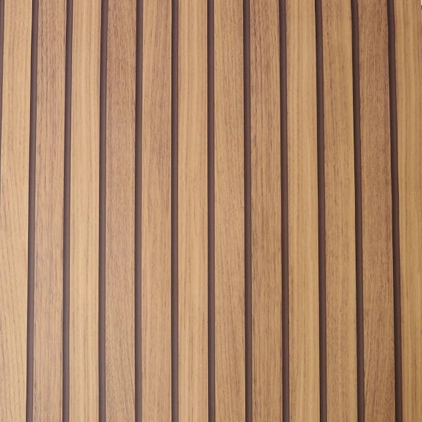 Unbranded Wooden Slats Natural Removable Wallpaper