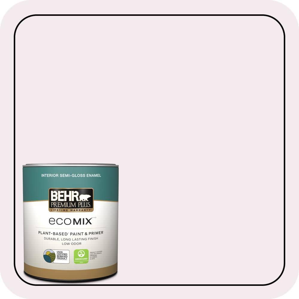 1 qt. #690C-1 Sweet Illusion Semi-Gloss Enamel EcoMix Plant-Based Interior Paint & Primer price history on PriceWatchPro