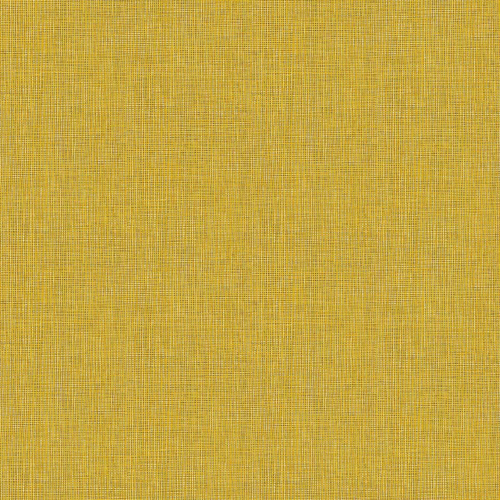 Absolutely Chic Yellow/Brown Hessian Effect Textured Vinyl Non-Woven Non-Pa