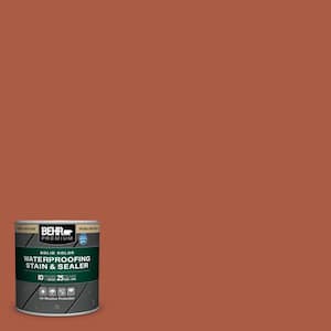 8 oz. #M190-7 Colorful Leaves Solid Color Waterproofing Exterior Wood Stain and Sealer Sample